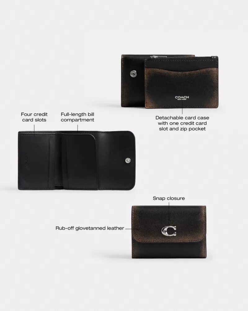 Essential Card Holder Wallet in Loved Leather
