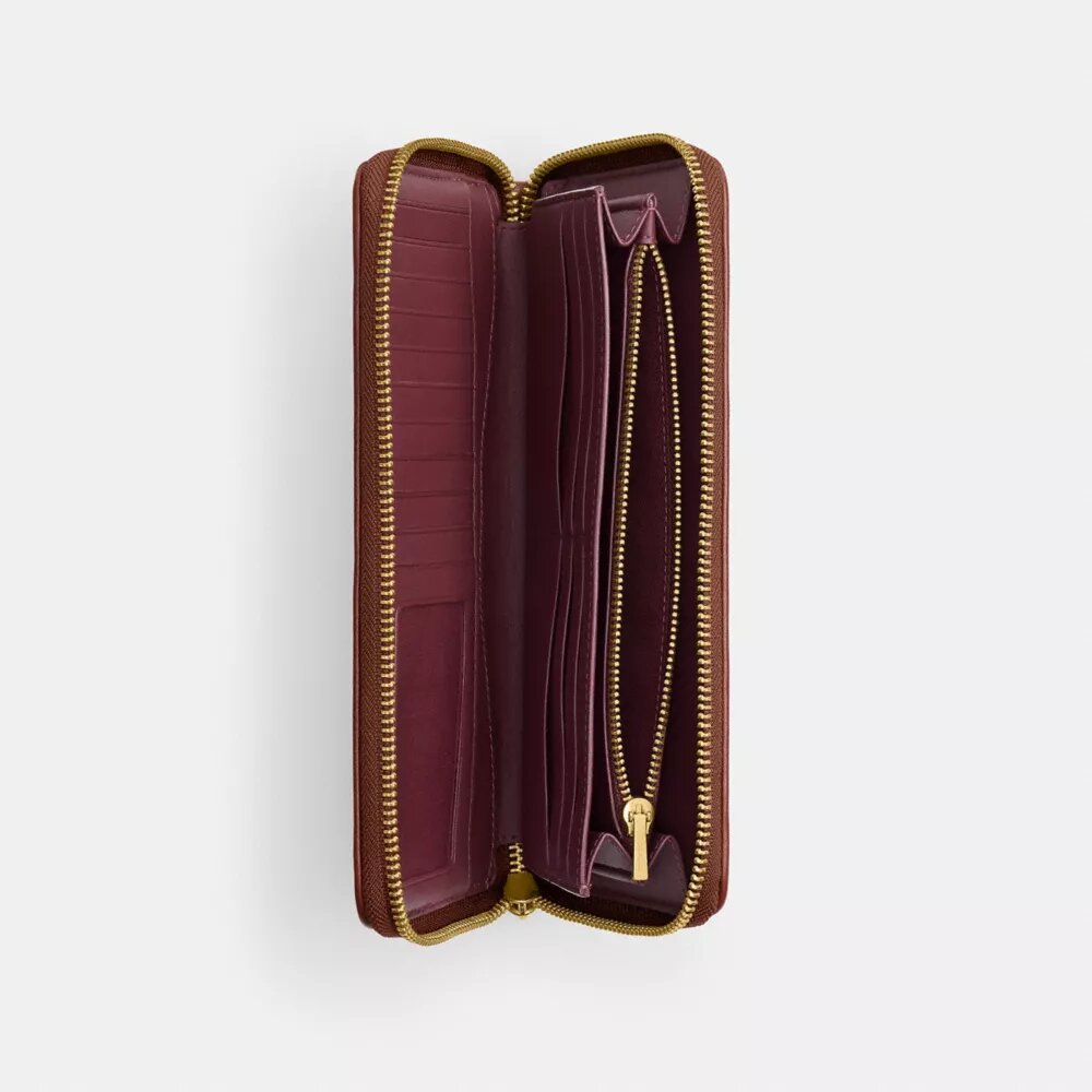 Essential Continental Wallet in Signature Canvas