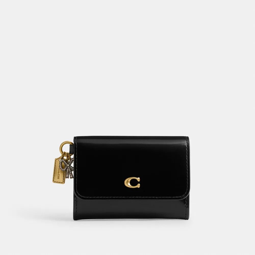 Essential Flap Card Case with Charms