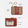 Essential Mini Id Card Case in Signature Canvas