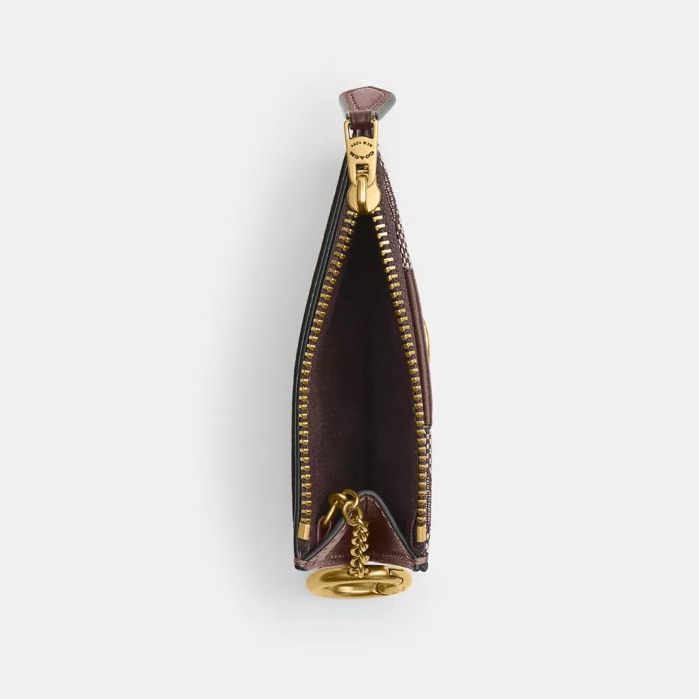 Essential Mini Id Card Case in Signature Jacquard