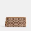 Essential Slim Accordion Zip Wallet in Signature Jacquard