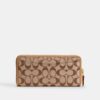 Essential Slim Accordion Zip Wallet in Signature Jacquard