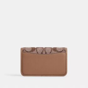 Essential Slim Card Case in Crystal Signature Jacquard