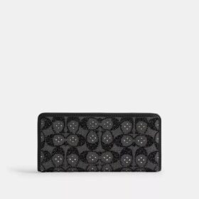 Essential Slim Wallet in Crystal Signature Jacquard