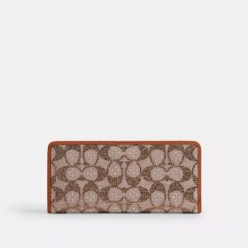 Essential Slim Wallet in Crystal Signature Jacquard