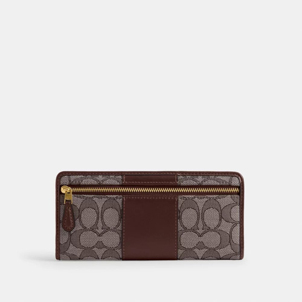 Essential Slim Wallet in Signature Jacquard