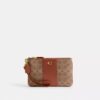 Essential Small Wristlet in Signature Canvas