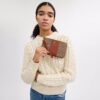 Essential Small Wristlet in Signature Canvas