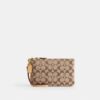Essential Small Wristlet in Signature Jacquard