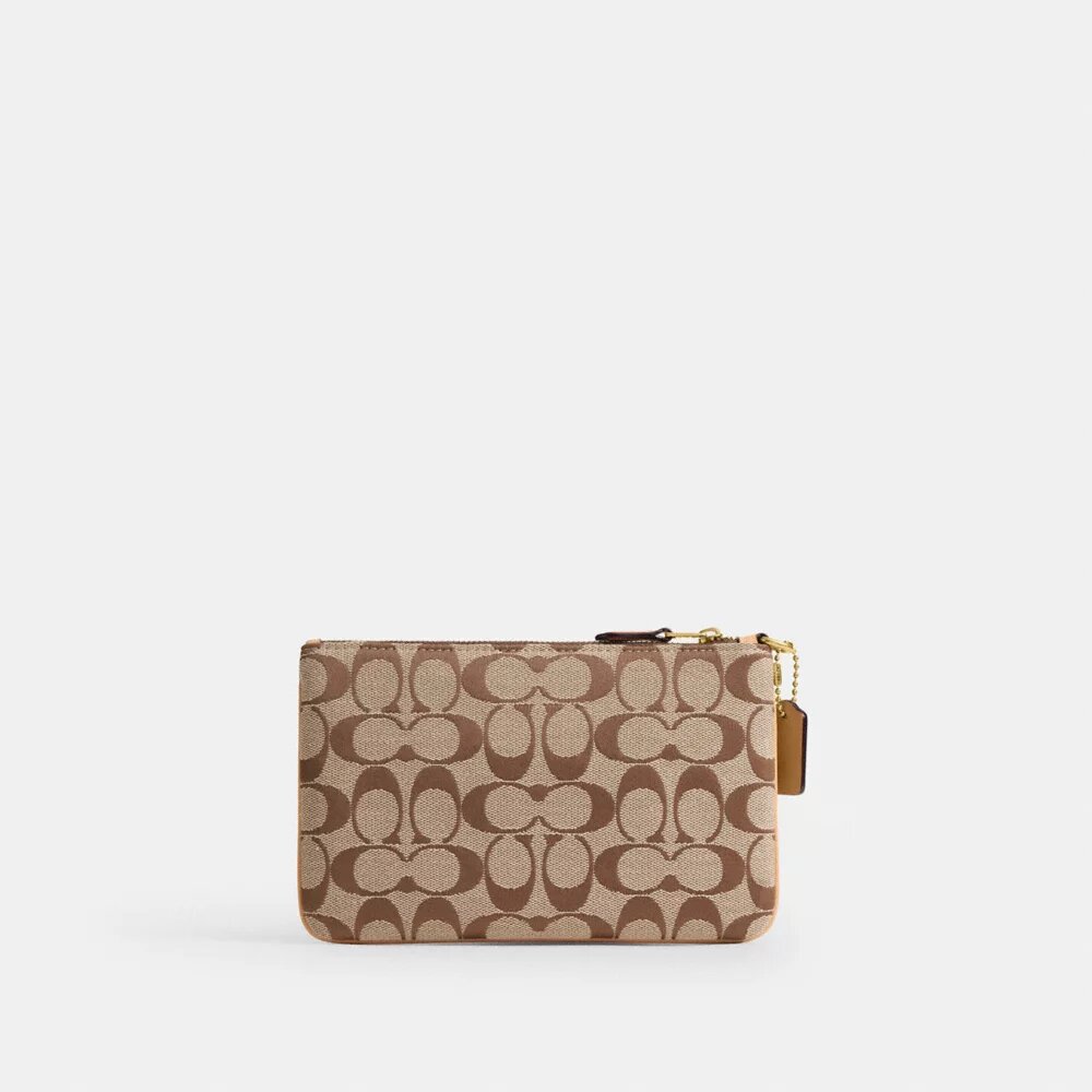 Essential Small Wristlet in Signature Jacquard