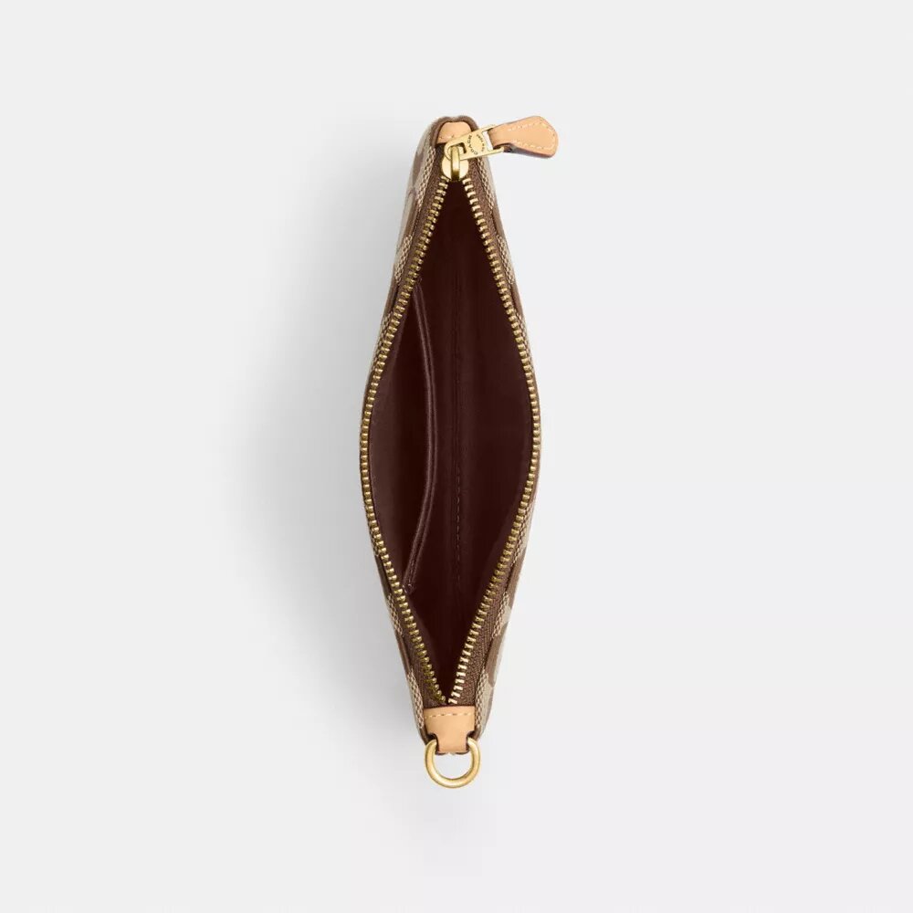 Essential Small Wristlet in Signature Jacquard