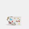 Essential Small Wristlet with Sticker Print
