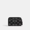 Essential Small Zip Around Card Case in Crystal Signature Jacquard