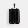 Essential Small Zip Around Card Case in Crystal Signature Jacquard
