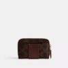 Essential Small Zip Around Card Case in Signature Canvas