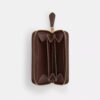 Essential Small Zip Around Card Case in Signature Jacquard