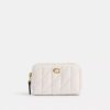 Essential Small Zip Around Card Case with Pillow Quilting