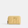 Essential Small Zip Around Card Case with Pillow Quilting