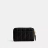 Essential Small Zip Around Card Case with Pillow Quilting