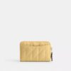 Essential Small Zip Around Card Case with Pillow Quilting