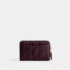 Essential Small Zip Around Card Case with Pillow Quilting