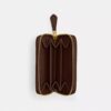 Essential Small Zip Around Card Case with Pillow Quilting