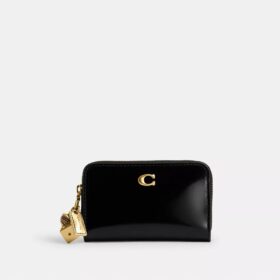 Essential Small Zip Around Wallet with Charms