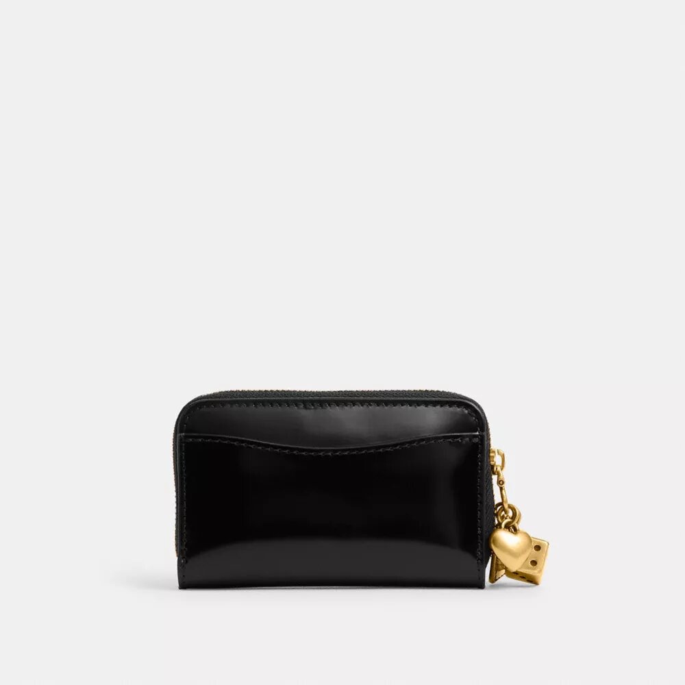 Essential Small Zip Around Wallet with Charms