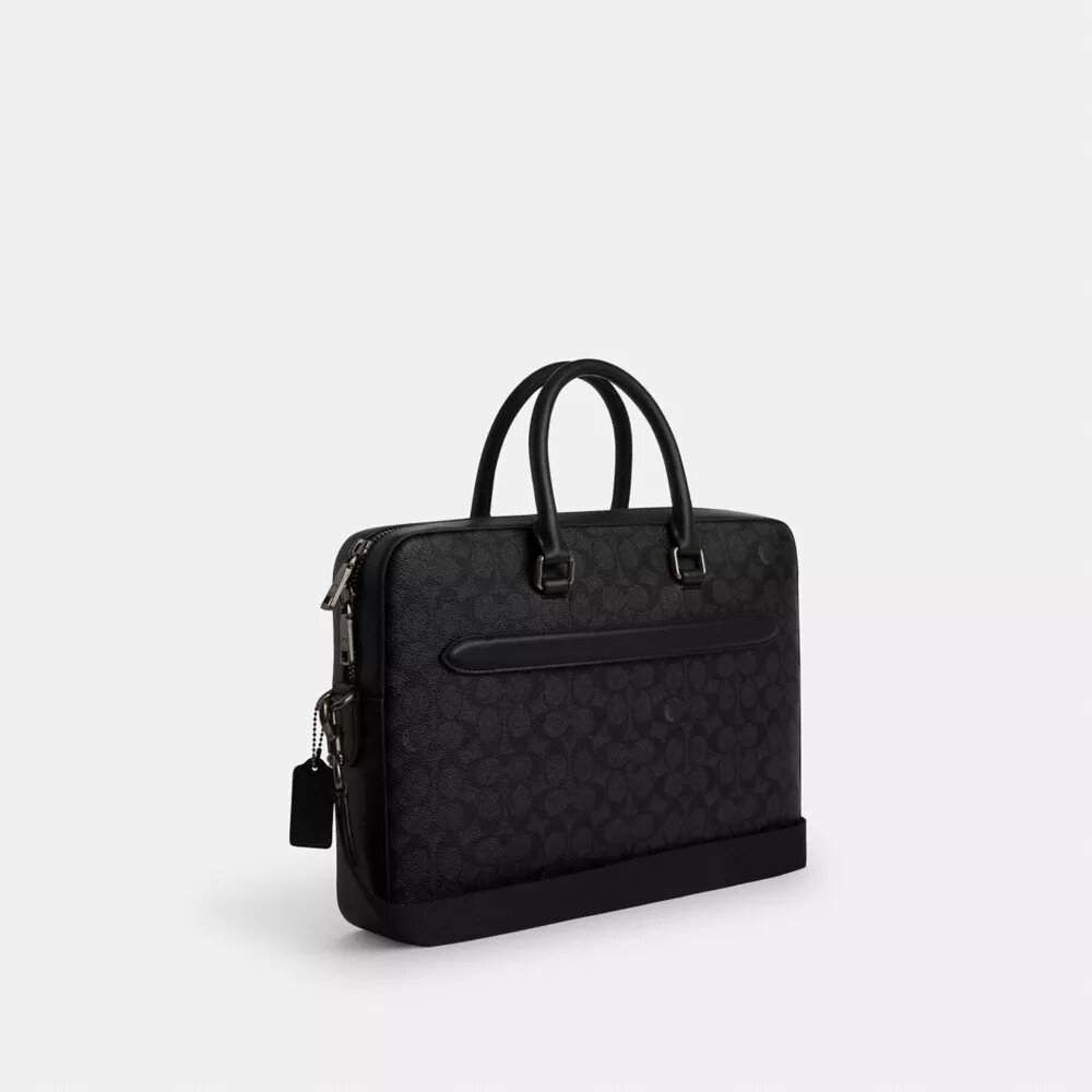 Ethan Slim Brief in Signature Canvas