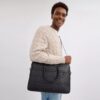 Ethan Slim Brief in Signature Canvas