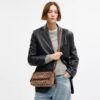 Etta Small Flap Shoulder Bag in Signature Chenille