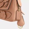 Etta Small Flap Shoulder Bag with Floral Applique