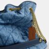 Evelyn Large Shoulder Bag in Regenerative Cotton with Quilting