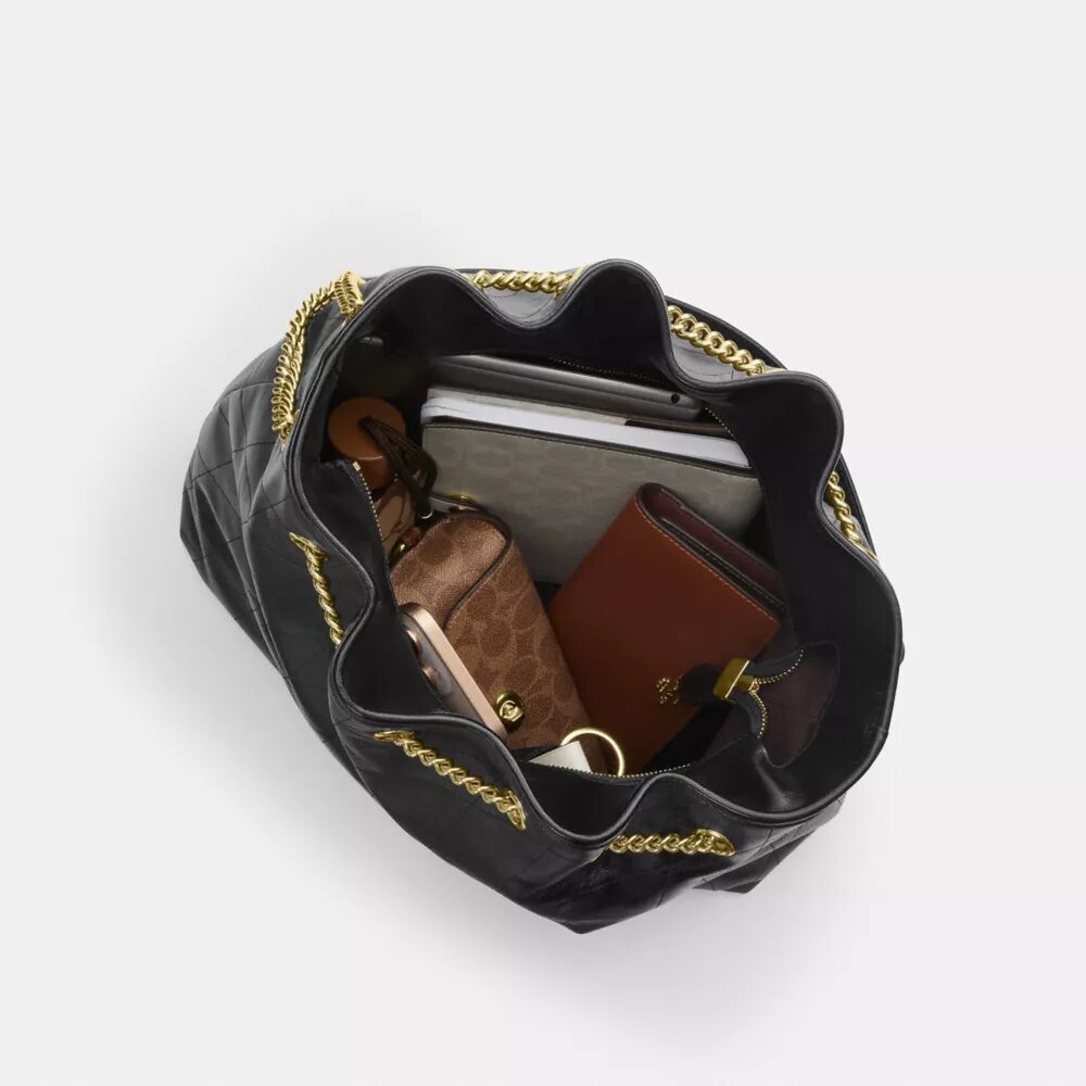 Evelyn Large Shoulder Bag with Quilting