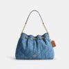 Evelyn Shoulder Bag in Regenerative Cotton with Quilting