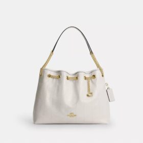 Evelyn Shoulder Bag with Quilting and Charm