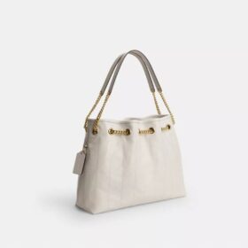 Evelyn Shoulder Bag with Quilting and Charm
