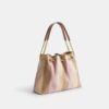 Evelyn Shoulder Bag with Striped Patchwork