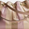 Evelyn Shoulder Bag with Striped Patchwork
