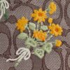 Faye Mini Drawstring Bag in Signature Jacquard with Floral Embroidery