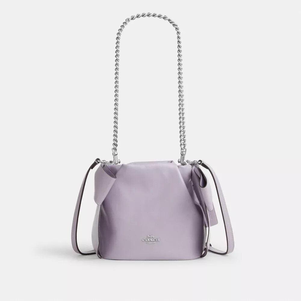 Faye Mini Drawstring Bag with Bows