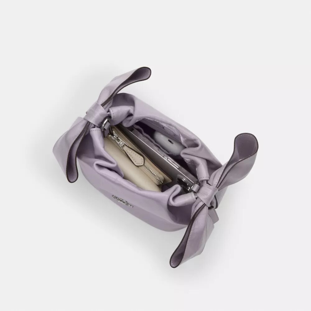 Faye Mini Drawstring Bag with Bows
