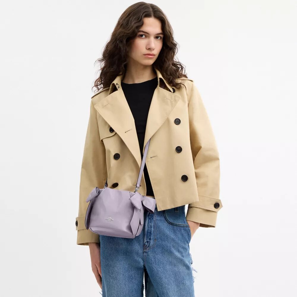 Faye Mini Drawstring Bag with Bows