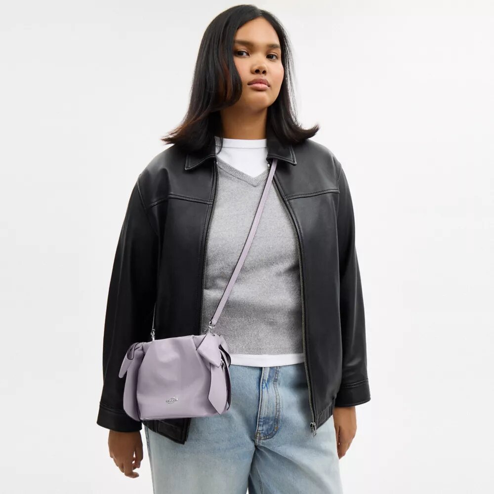 Faye Mini Drawstring Bag with Bows