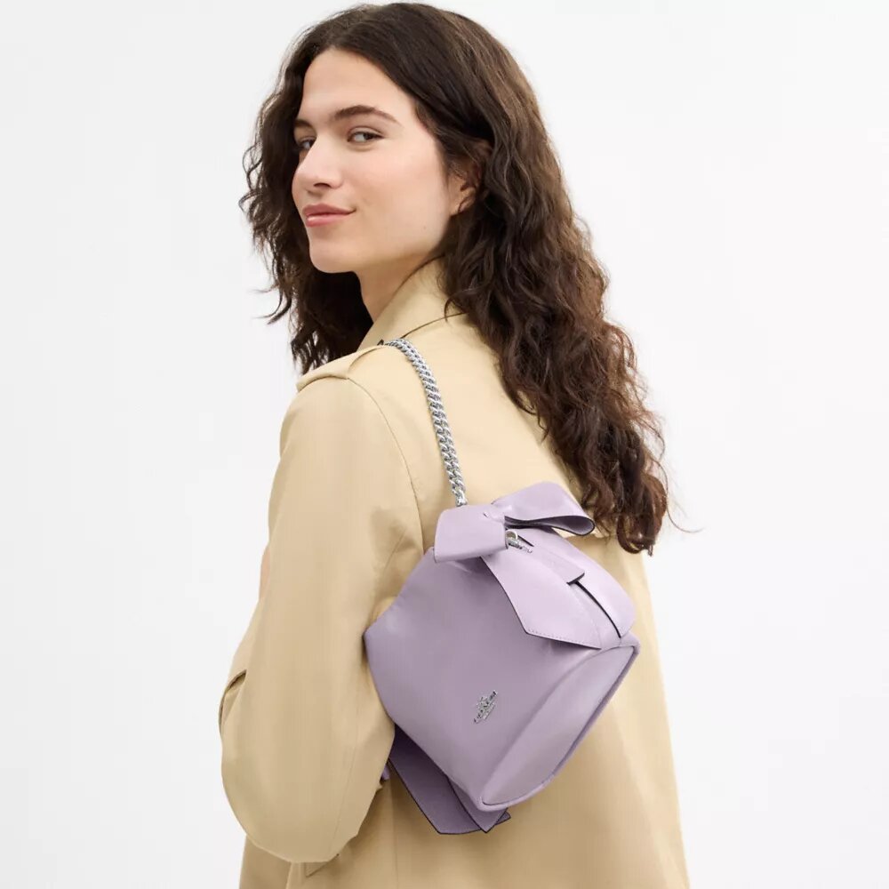 Faye Mini Drawstring Bag with Bows