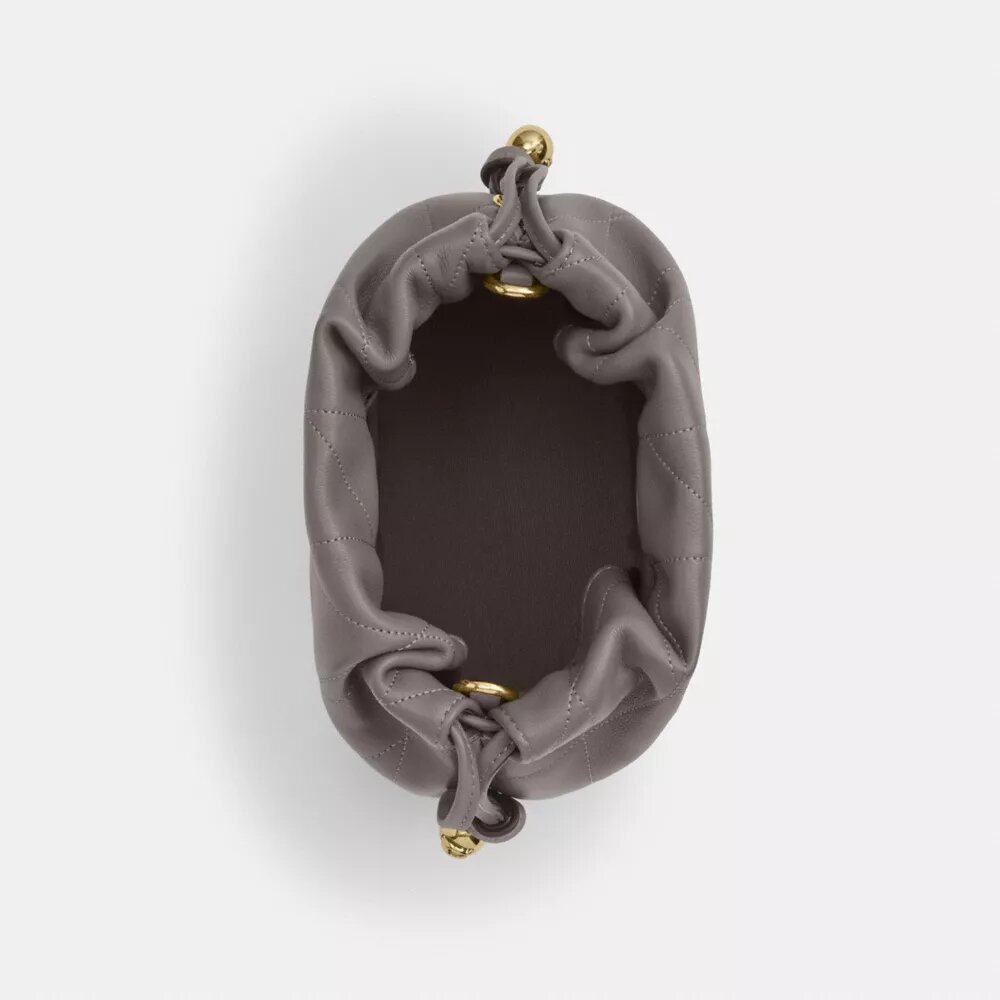 Faye Mini Drawstring Bag with Quilting