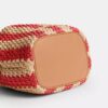 Faye Mini Drawstring Bag with Stripes