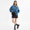 Faye Shoulder Bag in Signature Denim