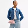 Faye Shoulder Bag in Signature Denim